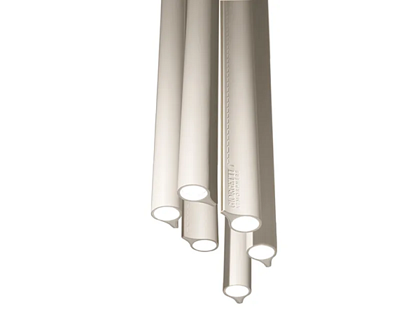 Lampada a sospensione in pelle conciata al vegetale LED foglia GIORGETTI fabbrica GIORGETTI dall'Italia. Foto №2