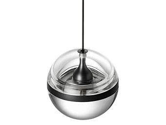 Lampada a sospensione in vetro dimmerabile LED Limbus Lumina 190