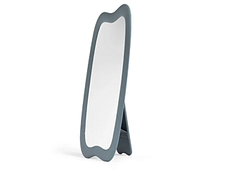 Specchio da terra o da parete con cornice in pelle POLTRONA FRAU SQUASH