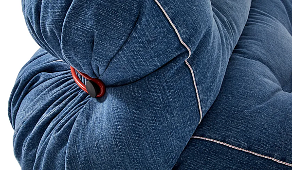 Poltrona in tessuto denim Soriana CASSINA fabbrica CASSINA dall'Italia. Foto №6