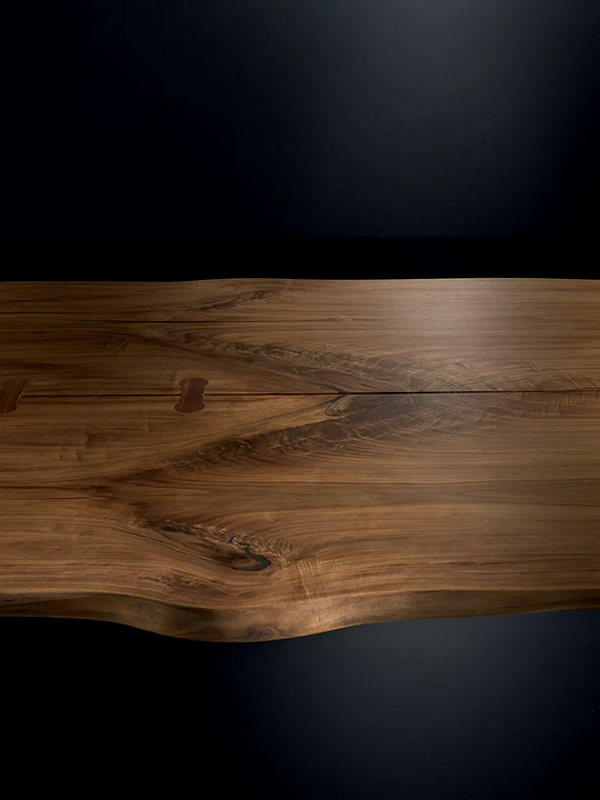Tavolo rettangolare in legno massello Vero Boomerang ARTE BROTTO L620, BOOMERANG fabbrica Arte Brotto dall'Italia. Foto №5