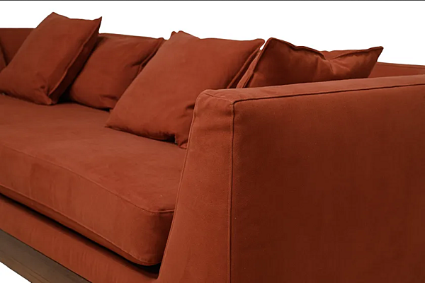 Divano in cotone con schienale imbottito CHELINI PARIS fabbrica CHELINI dall'Italia. Foto №5