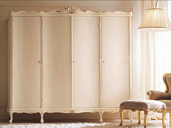 Armadio Tiffany in legno CORTEZARI fabbrica CORTE ZARI dall'Italia