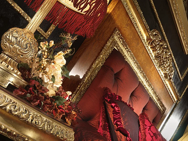 Letto matrimoniale con testata imbottita A.R. Arredamenti Royal 771 fabbrica A.R.ARREDAMENTI SRL dall'Italia. Foto №3