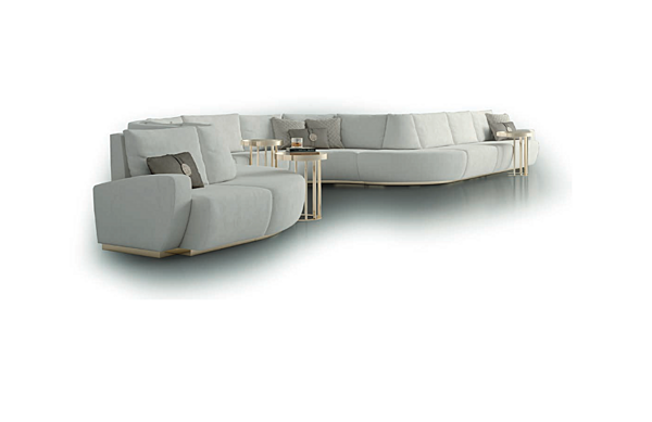 Divano curvo sezionale in tessuto Bizzotto Italia collezione Dune fabbrica Bizzotto Italia dall'Italia. Foto №1