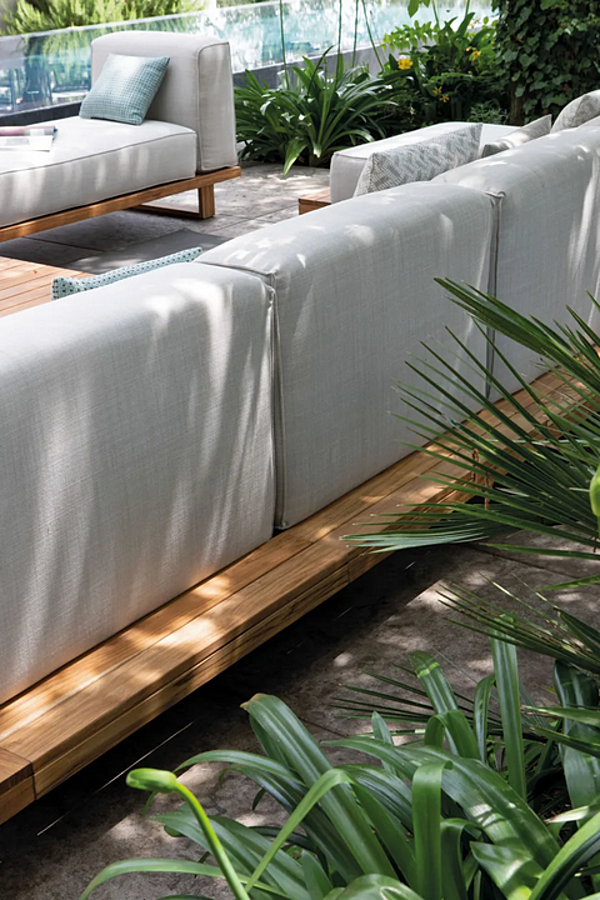 Pouf da giardino in tessuto tecnico quadrato Atmosphera collezione 9 Zero 9.0.PF fabbrica ATMOSPHERA dall'Italia. Foto №12