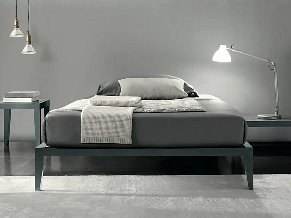 Sommier in legno con testiera imbottita Duomo Design Lera fabbrica Duomo Design dall'Italia. Foto №1