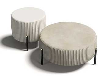 Pouf rotondo imbottito in tessuto Toulouse 90 Capital Collection TOU90.PF Pouf rotondo imbottito in tessuto Toulouse 90 Capital Collection TOU90.PF fabbrica Capital Collection dall'Italia