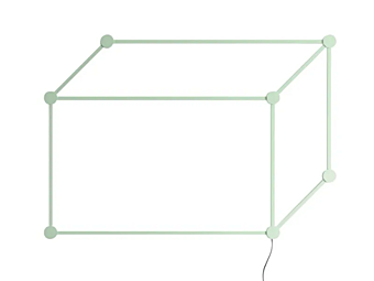 Lampada da parete modulare in tessuto AXOLIGHT POSES