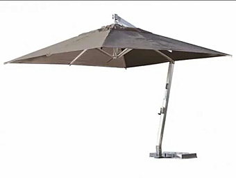 Ombrellone da giardino quadrato in alluminio anodizzato VARASCHIN Copacabana 4754, 4756