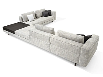 Divano angolare in tessuto GIORGETTI collezione Soho