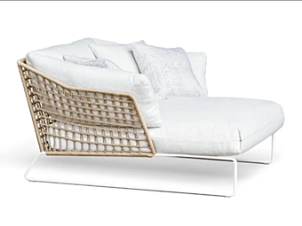 Letto da giardino in tessuto tecnico New York Soleil Saba