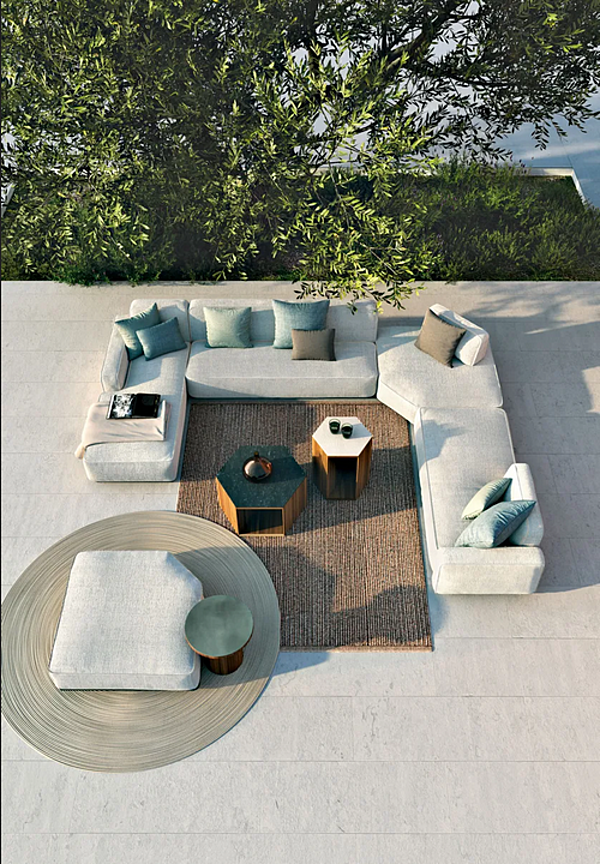 Daybed da giardino in tessuto Laguna 23 Atmosphera LA.MD23 fabbrica ATMOSPHERA dall'Italia. Foto №3