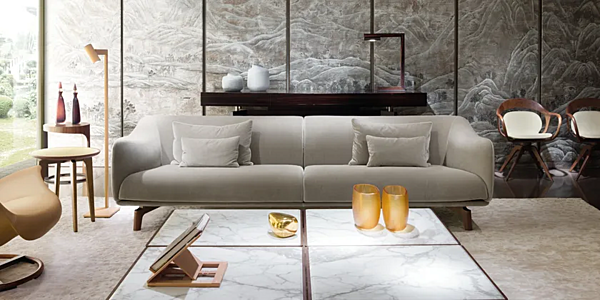 Divano angolare in tessuto GIORGETTI DRIVE fabbrica GIORGETTI dall'Italia. Foto №6