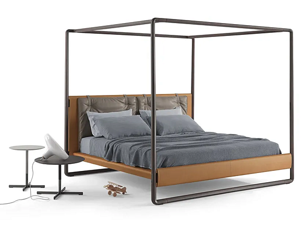 Letto a baldacchino in pelle POLTRONA FRAU Volare fabbrica POLTRONA FRAU dall'Italia. Foto №2