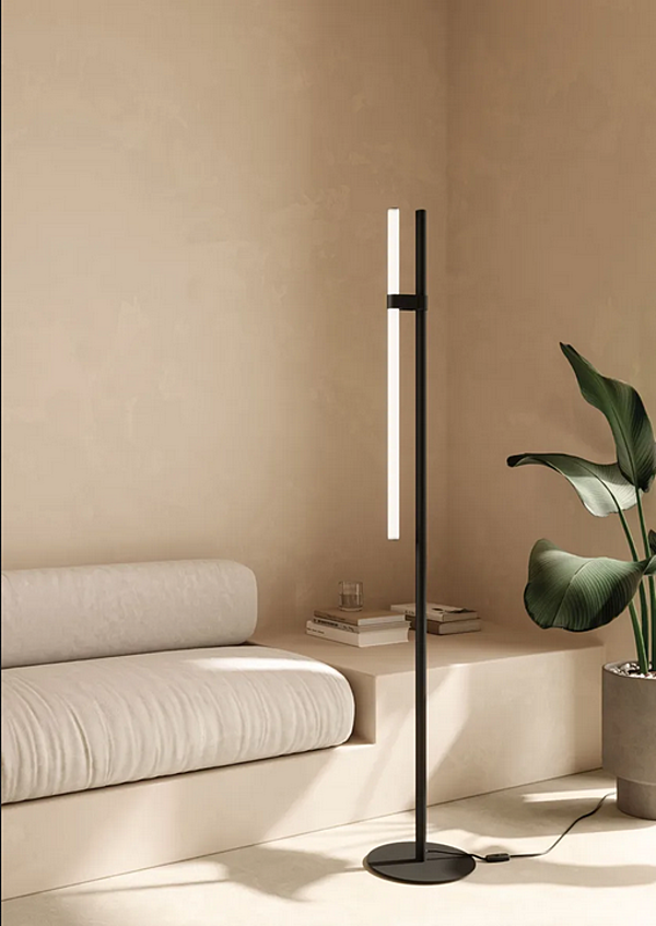 Lampada da terra LED in vetro borosilicato e metallo Paralela AXOLIGHT fabbrica Axolight dall'Italia. Foto №3
