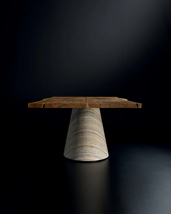 Tavolo rettangolare in legno massello Vero Cono ARTE BROTTO L620, CONO fabbrica Arte Brotto dall'Italia. Foto №5