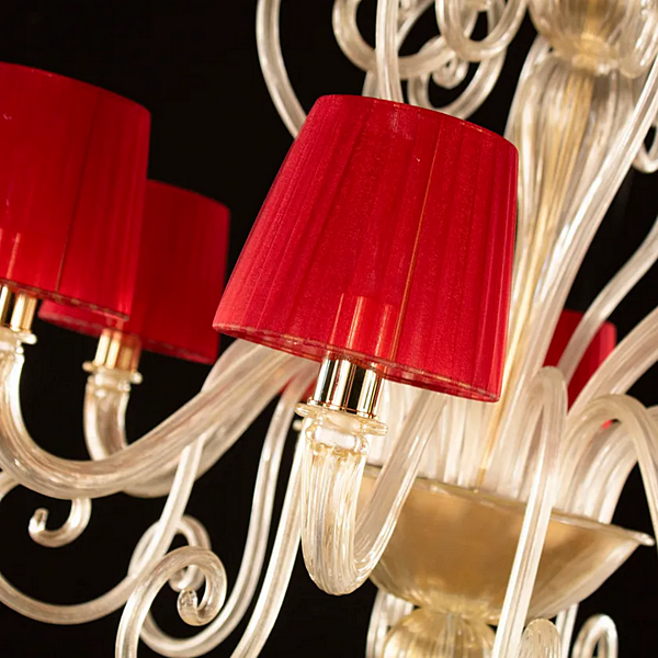 Lampadario in vetro soffiato fatto a mano Gatsby MULTIFORME fabbrica MULTIFORME dall'Italia. Foto №6