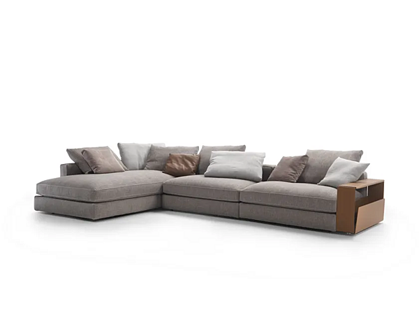 Divano angolare in tessuto con chaise longue Harper FLEXFORM fabbrica FLEXFORM dall'Italia. Foto №3
