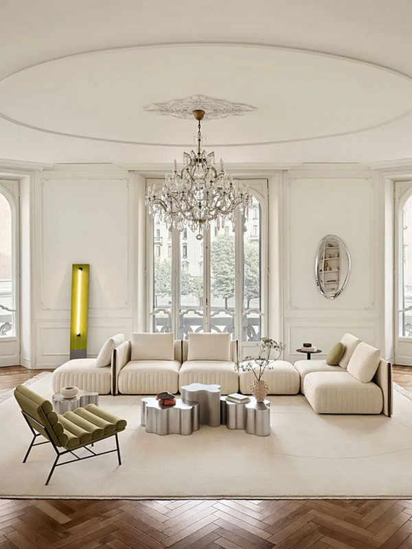 Divano angolare con copertura removibile Saba Metis fabbrica SABA dall'Italia. Foto №2