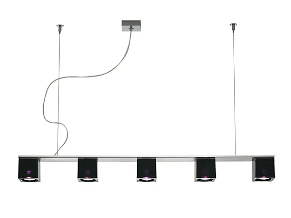 Lampada a sospensione in cristallo Cubetto Fabbian fabbrica Fabbian dall'Italia. Foto №6