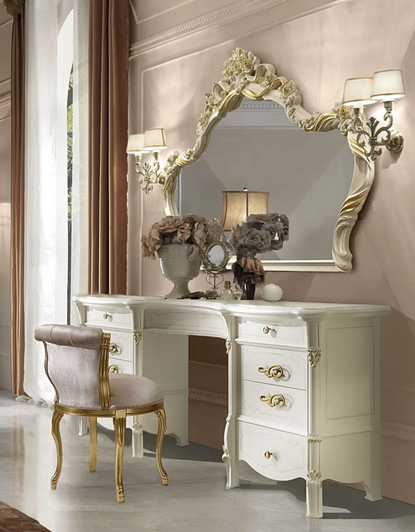Specchio da parete rettangolare con cornice CASA +39 CHOPIN 7631 fabbrica CASA +39 dall'Italia. Foto №2
