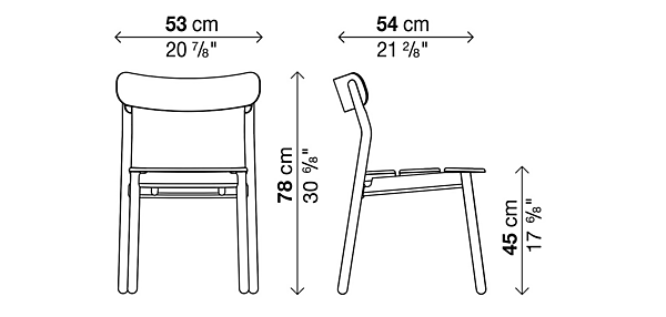 Sedia da giardino in teak Stria Kristalia 05STR01 fabbrica Kristalia dall'Italia. Foto №9