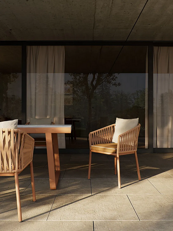 Sedia da giardino in tessuto KETTAL Grand Bitta KS7003700 fabbrica KETTAL dall'Italia. Foto №3