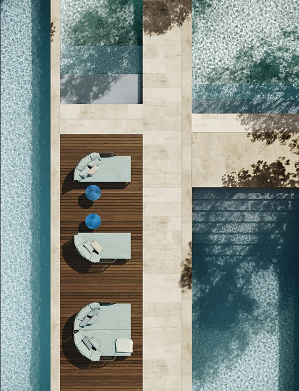 Daybed da giardino in tessuto Atmosphera Dream 2.0 con schienale imbottito DR20.DO fabbrica ATMOSPHERA dall'Italia. Foto №4