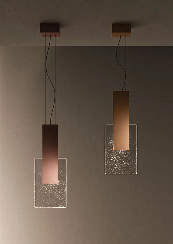 Lampada a sospensione in vetro Amulette Fabbian fabbrica Fabbian dall'Italia. Foto №6