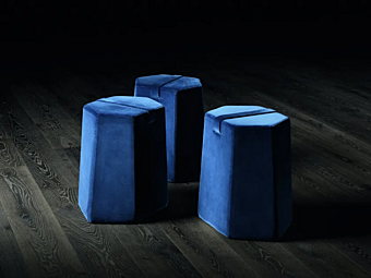 Pouf in tessuto imbottito Leonardo L99 ARTE BROTTO L99