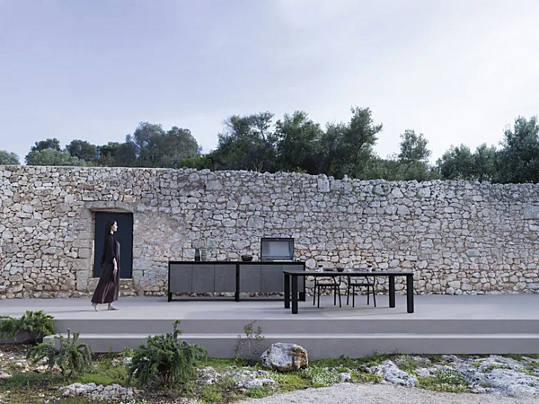 Credenza in alluminio con ante per cucina outdoor VARASCHIN fabbrica VARASCHIN dall'Italia. Foto №2