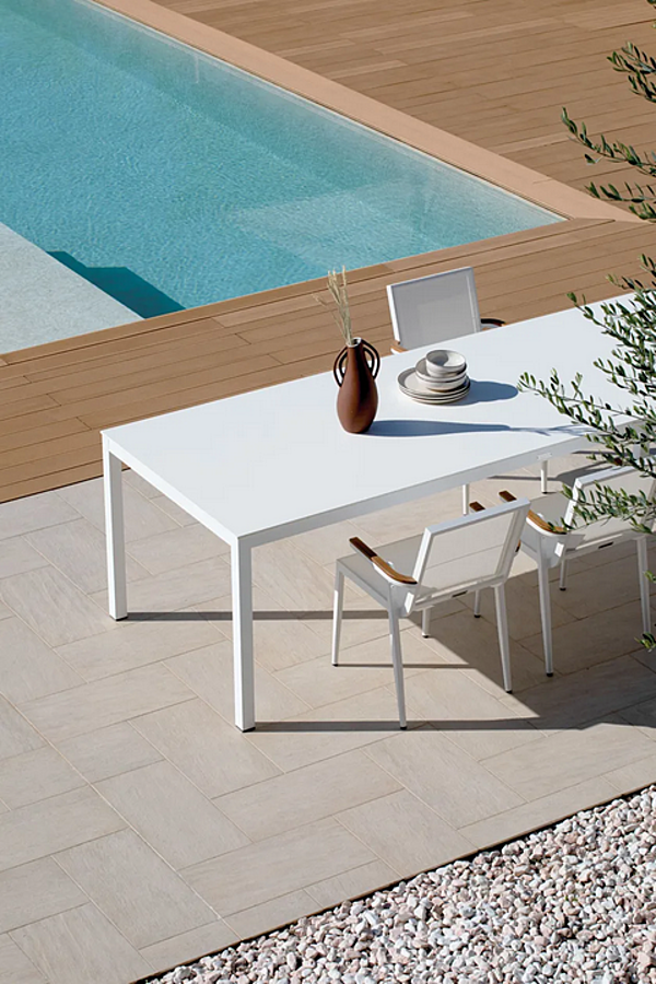 Sedia da giardino impilabile in alluminio con braccioli Atmosphera Domino DM.SB fabbrica ATMOSPHERA dall'Italia. Foto №7