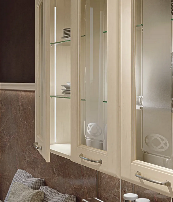 Cucina con isola in legno LUBE CUCINE collezione Veronica fabbrica LUBE CUCINE dall'Italia. Foto №4