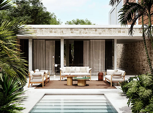 Poltrona da giardino con braccioli in materiale Apache Atmosphera fabbrica ATMOSPHERA dall'Italia. Foto №2