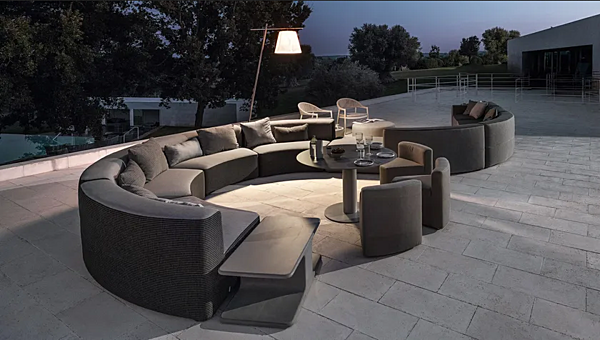 Poltrona da giardino in fibra sintetica con rivestimento removibile VARASCHIN IN OUT 2340 fabbrica VARASCHIN dall'Italia. Foto №14