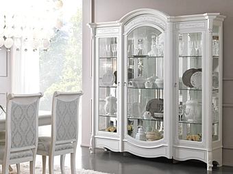 Vetrina in legno con illuminazione integrata CASA +39 PRESTIGE 601