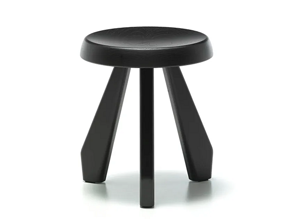 Tavolino rotondo basso in noce CASSINA Meribel fabbrica CASSINA dall'Italia. Foto №3
