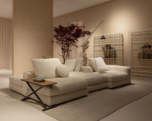 Divano angolare in tessuto Ananta Saba fabbrica SABA dall'Italia. Foto №13