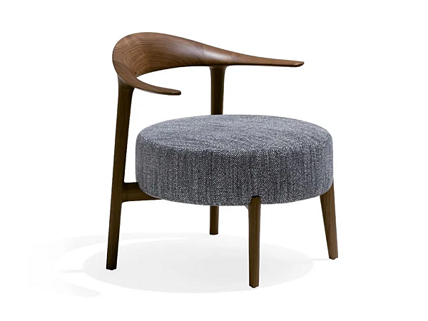 Poltrona imbottita con braccioli in tessuto Ripple GIORGETTI 52760, 52761 fabbrica GIORGETTI dall'Italia. Foto №1