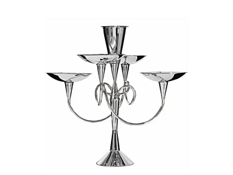 Centrotavola in ottone Driade Matthew Boulton fabbrica Driade dall'Italia