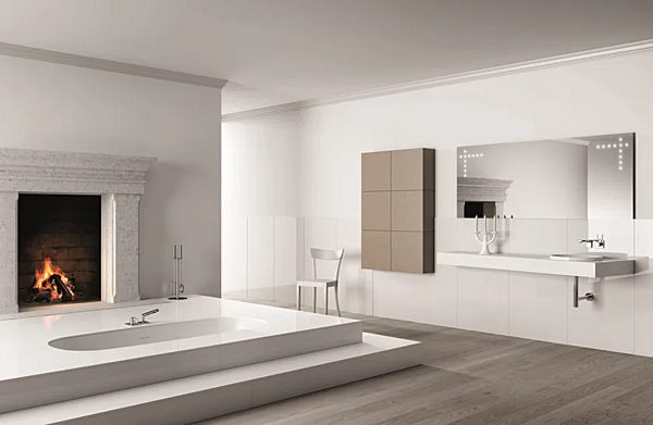 Lavabo da appoggio singolo in opalite ARTELINEA collezione Regolo fabbrica ARTELINEA dall'Italia. Foto №4
