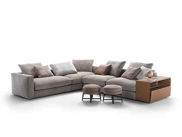 Divano angolare in tessuto Harper FLEXFORM fabbrica FLEXFORM dall'Italia. Foto №1