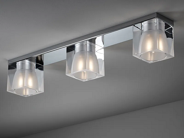 Lampada da soffitto in cristallo Fabbian Cubetto fabbrica Fabbian dall'Italia. Foto №1
