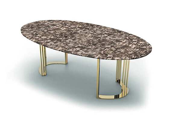 Tavolo da pranzo ovale in vetro Symphony Infinity Bizzotto Italia fabbrica Bizzotto Italia dall'Italia. Foto №6