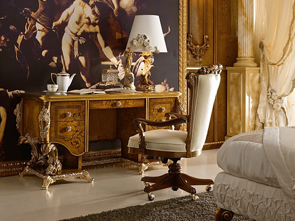 Poltrona girevole con ruote in tessuto Dolcevita A.R. Arredamenti 208 fabbrica A.R.ARREDAMENTI SRL dall'Italia. Foto №2