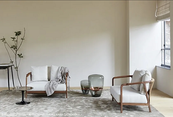 Poltrona in tessuto con copertura removibile e braccioli FLEXFORM CRONO fabbrica FLEXFORM dall'Italia. Foto №3