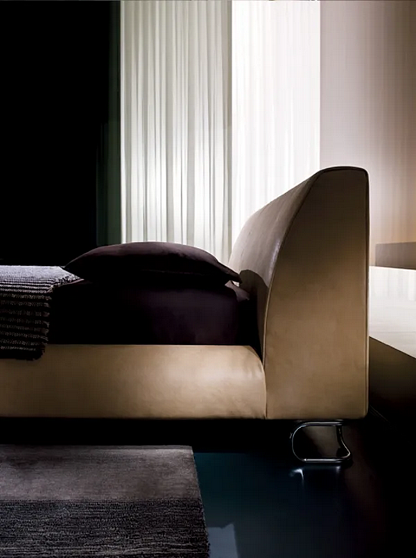 Letto matrimoniale in pelle imbottita I 4 Mariani Add Look fabbrica i 4 Mariani dall'Italia. Foto №6