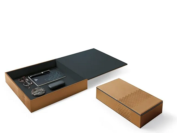 Scatola portaoggetti in pelle GIORGETTI GA467G, GA466G fabbrica GIORGETTI dall'Italia. Foto №6