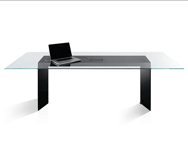 Scrivania da ufficio in legno e vetro Dolm Gallotti&Radice fabbrica Gallotti & Radice dall'Italia. Foto №1